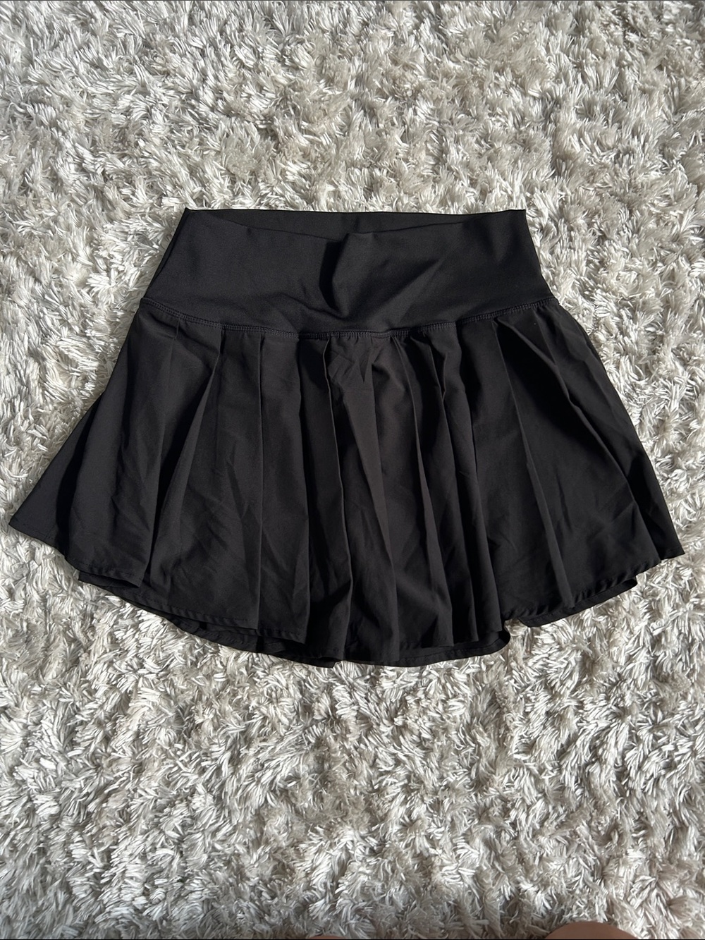 VOGO Athletica Black Athletic Skirt with Subtle Logo